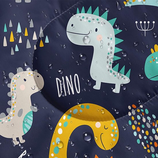 Kinderslaapzak - Draagbare slaapzak - Kamperen en wandelen - Lichtgewicht en waterdicht - 80 x 230 cm - Dinosaurus van Merkloos — afbeelding 2