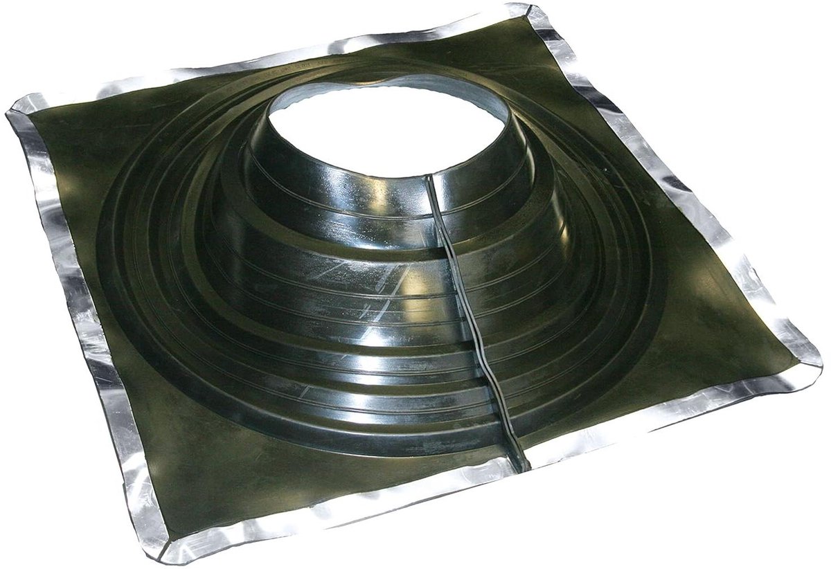 Dakdoorvoer Afdichting - Waterdichte Flens - Dak Beschermen - Flexibele EPDM - 304-723 mm - Zwart
