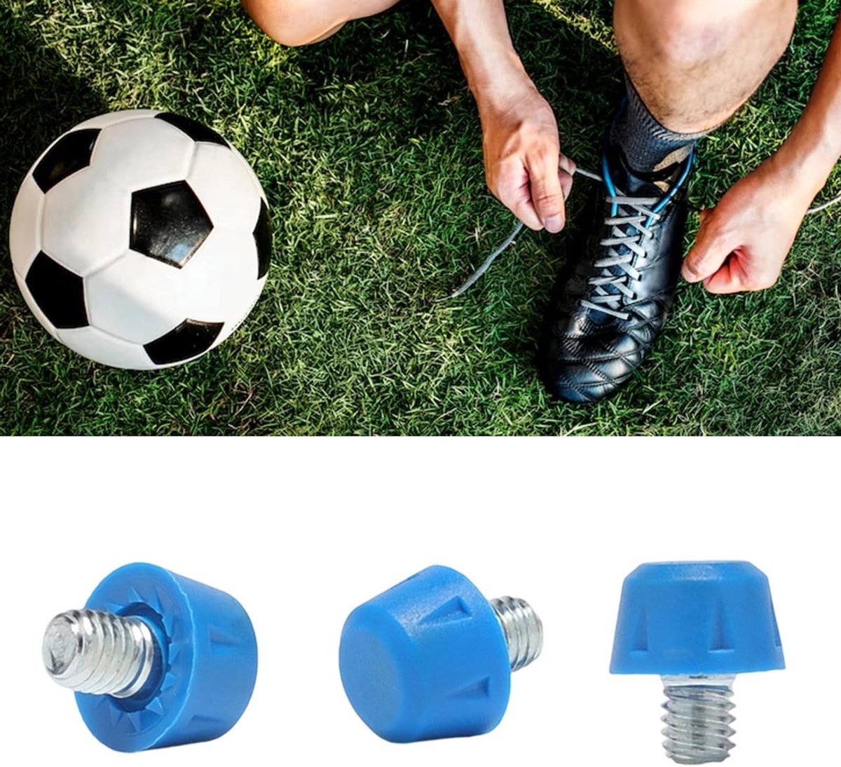 12 Stuks Vervangende Voetbalschoenen Spikes - Schroefnagels voor Dames, Heren en Kinderen - Ideaal voor Voetbalboots en Sportactiviteiten