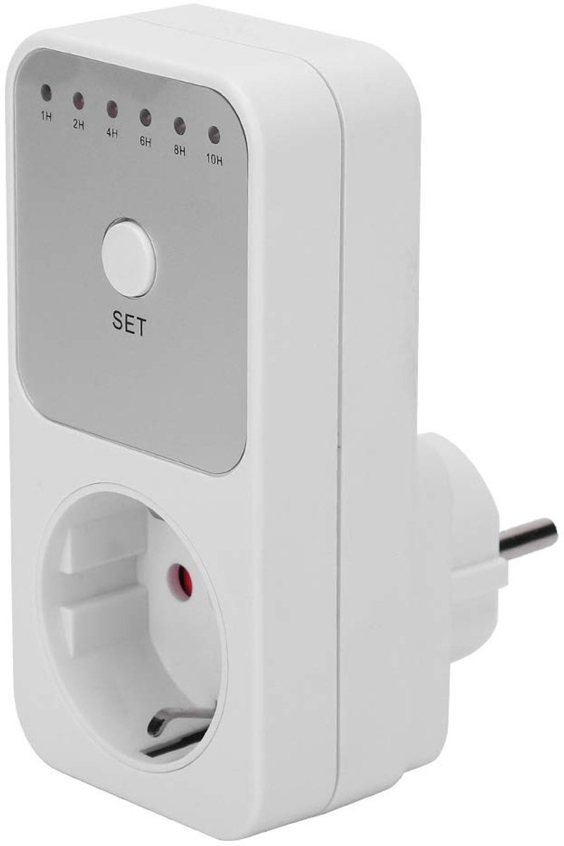 Zerodis Elektrische Timer Stekker - Tijdschakelaar voor Verlichting, Ventilatoren en Airco's