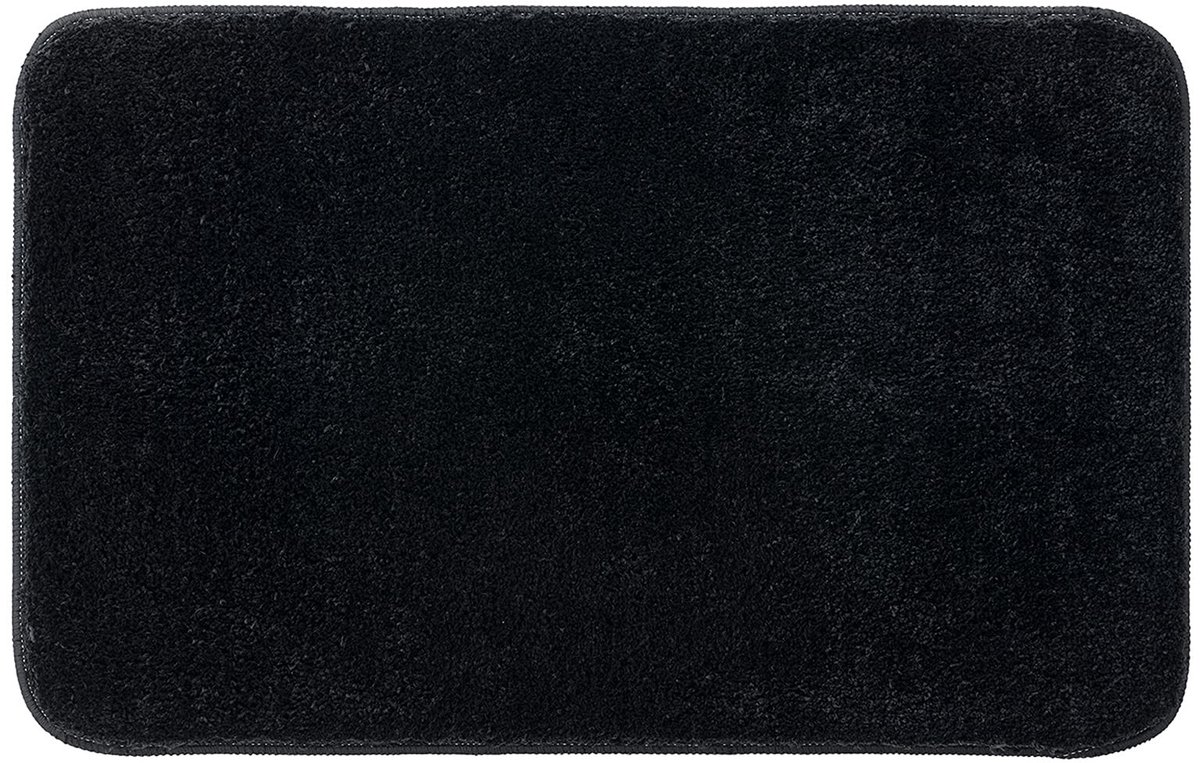 VT Goods - Badmat - Antislip - Comfortabel - Zwart - Absorberend - Ideaal voor badkamer en keuken - 40x60 cm