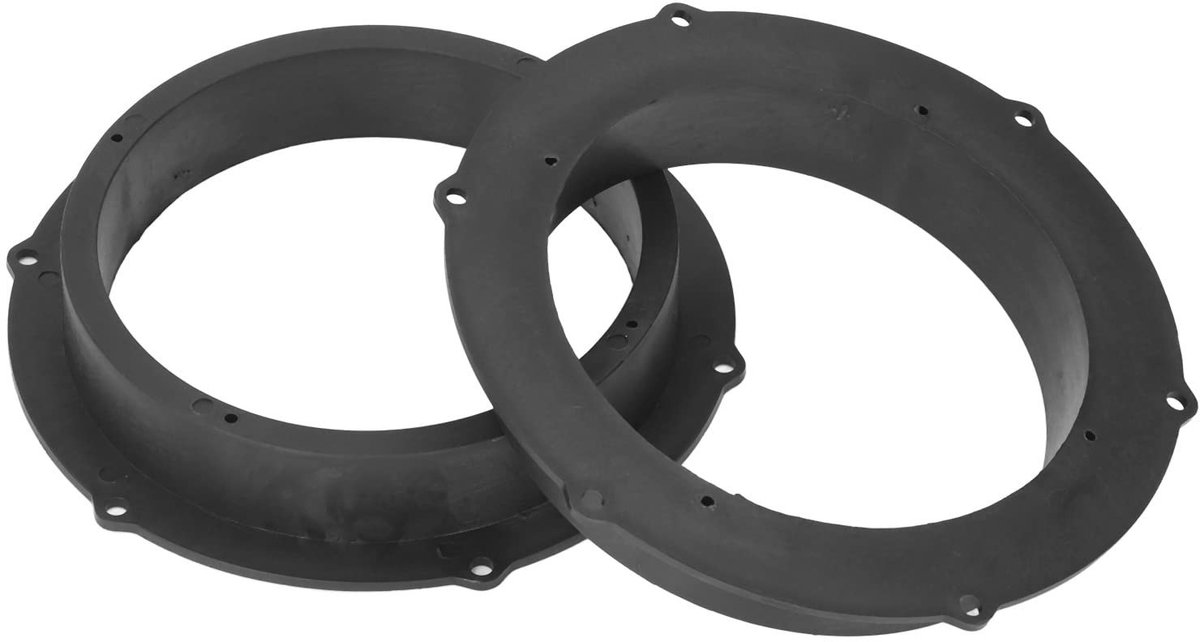 Allecto - Audio Speaker Spacer - Autodeur Adapter Ringen - Eenvoudige Montage - Populaire Kleur - Vervanging voor Superb - Geschikt voor Auto's - A...