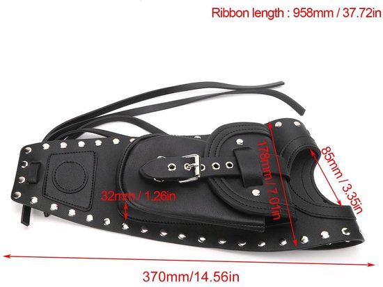 Allecto - Motorfiets Tank Tas - Brandstoftank Tas - Hoogwaardige Bescherming - Zwart - Motor Accessoire - Ideaal voor Motorrijders - Geschikt voor ...