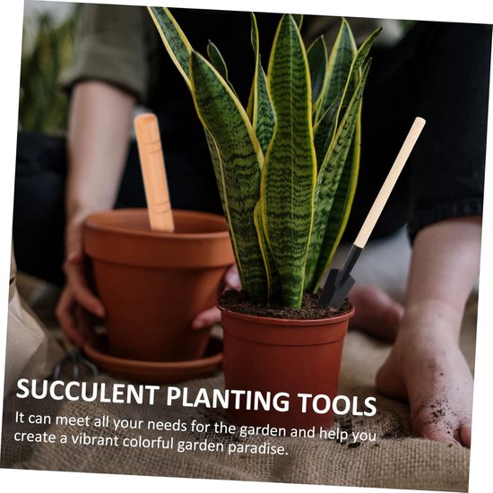 Tuingereedschap Set - Mini Tuinset - Planten Verzorgen - Ergonomisch Ontwerp - 23 cm Lengte - Diverse Kleuren van Tuingereedschap. — afbeelding 4