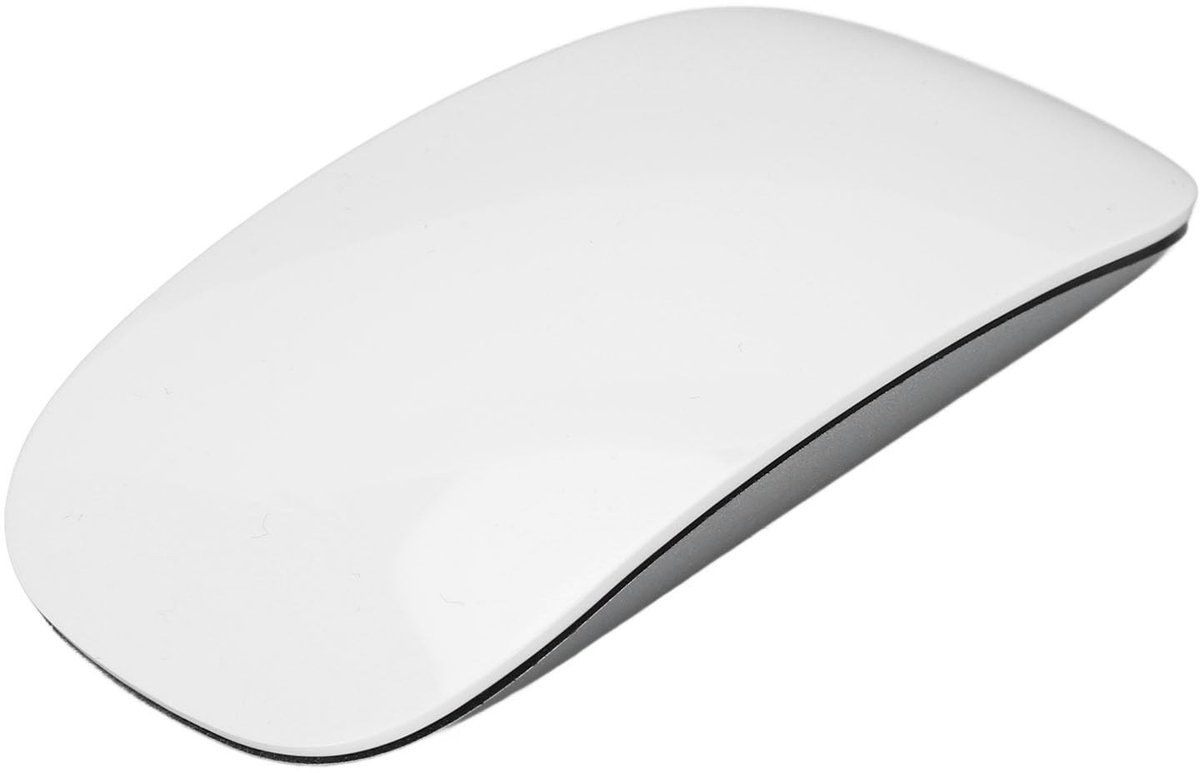 Golden crown - Draadloze Bluetooth-muis - Ergonomische muis - Stille klik - Draadloos - Multi-touch-oppervlakken - Voor laptops en desktops - Gebogen on...