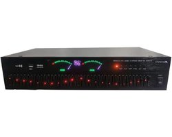 Audio Equalizer - Geluidscontroller - Muziek Verbeteren - Bluetooth Connectiviteit - 40 Band Stereo - Zwart