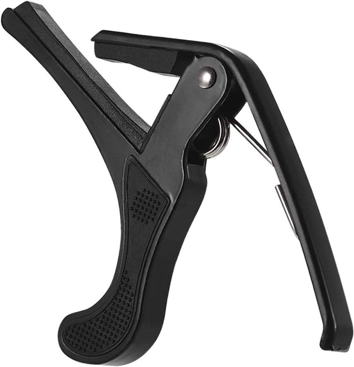 Gitaar Capo - Snarenklem - Muziek Maken - Siliconen Grip - One Size - Zwart