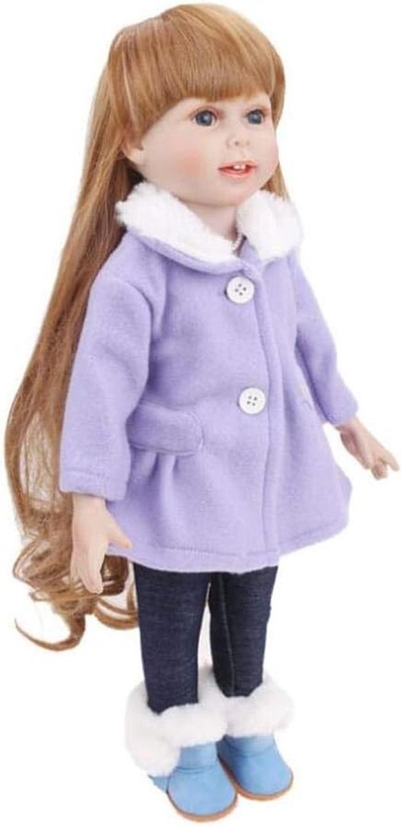 Poppenkleding Set - Winter Outfit - Poppen Versieren - Met Pluche Kraag - 457 cm Poppen - Niet gespecificeerd — afbeelding 3