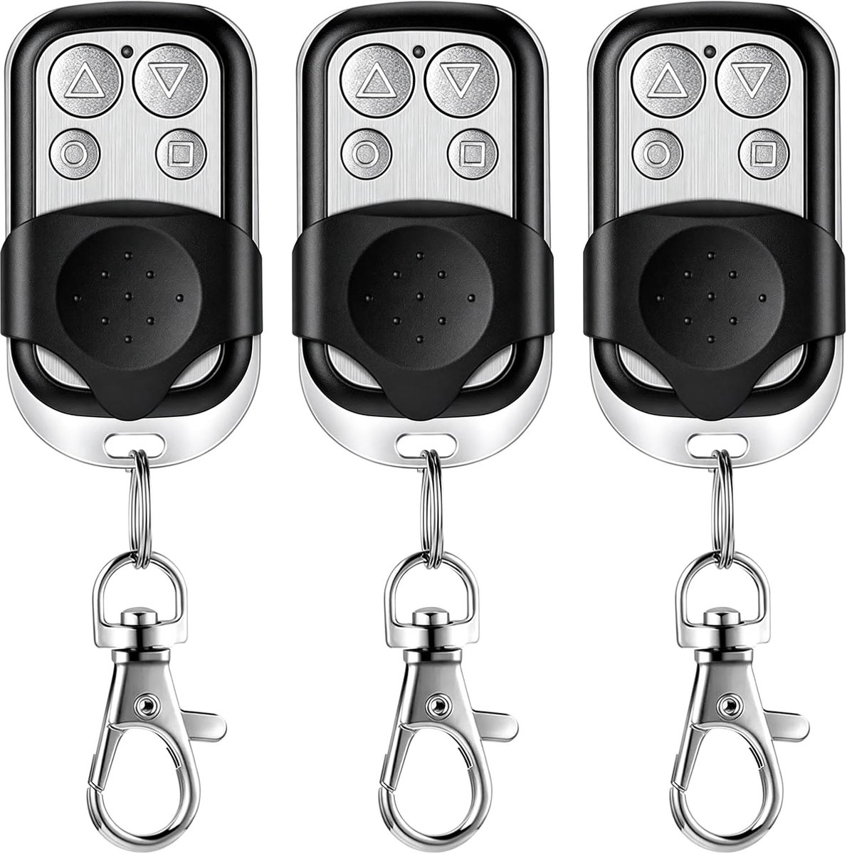 Afstandsbediening voor garagedeur, 3 stuks, 433 MHz universele afstandsbediening, geschikt voor Marantec garagedeuropeners, 433 MHz handzender, kan worden gebruikt om lichtschakelaars, garagedeuren, auto's en rolluiken te bedienen.