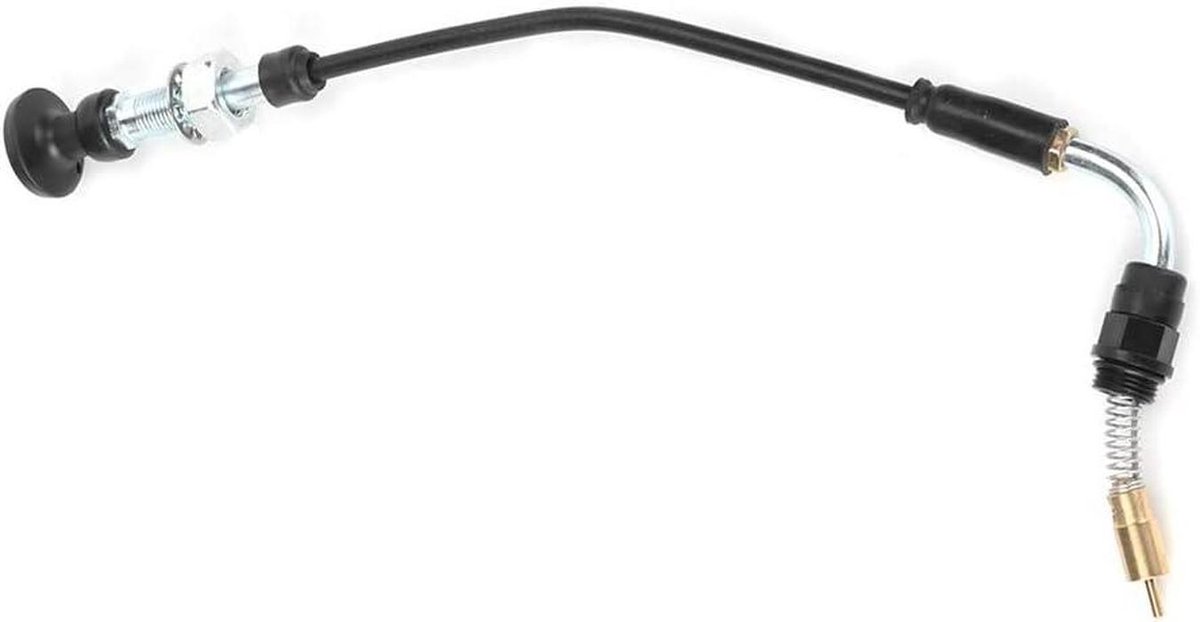 Carburateur Choke Kabel - Motoronderdeel Vervanging - Motoronderhoud Uitvoeren - Benzine Brandstoftype - 19x9x3 cm - Zwart