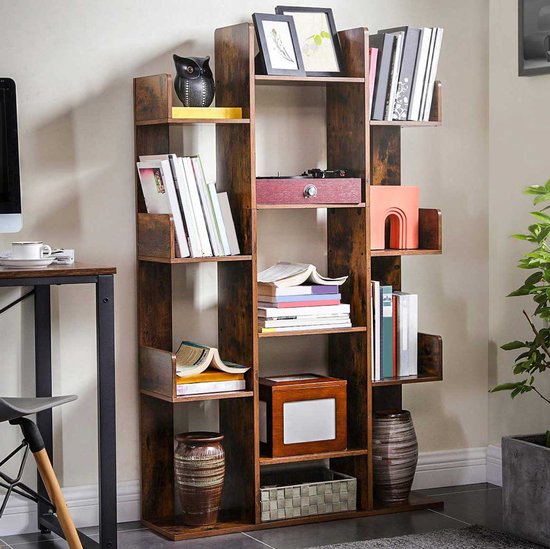 Vasagle LBC025X01 Bücherschrank vintage braun ab 30,32 € | Preisvergleich bei