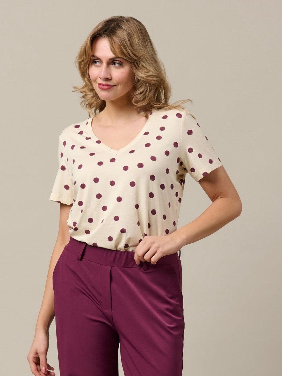 &Co Woman MARLEY DOT - Top - M - Beige
