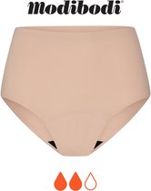 Modibodi Menstruatie Ondergoed Normaal Absorberend Naadloze Hoge Slip Cashew 44