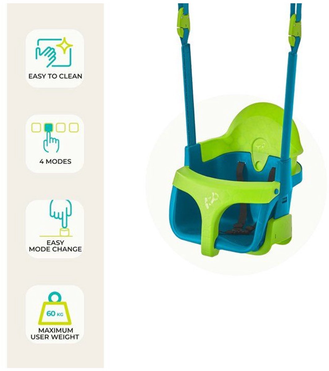 TP Toys – Quadpod – Baby schommelzitje – 4-in-1 – verstelbaar — afbeelding 15