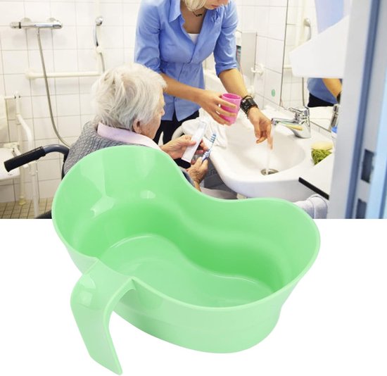 Vomitkommen voor Mondzorg, Plastic Emesis Schalen voor Bedlegerige Patiënten, Mondspoeling en Tandverzorging voor Volwassenen en Ouderen — afbeelding 5