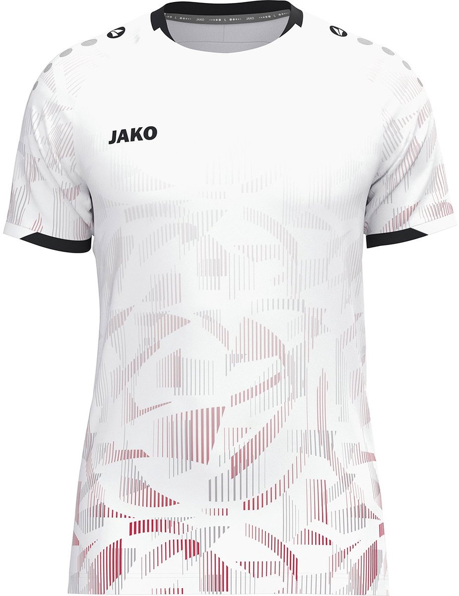 Jako Sonic Shirt Korte Mouw Kinderen - Wit / Rood / Grijs | Maat: 140