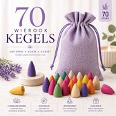 Incense Discovery - Wierook Kegels - 70 Stuks - Zeven Geuren