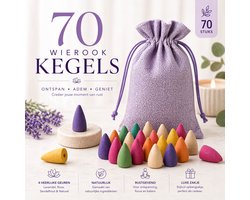 Incense Discovery - Wierook Kegels - 70 Stuks - Zeven Geuren