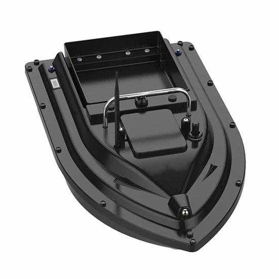 Voerboot 300m - 2kg Draagvermogen - 5200mAh Batterij - Dubbele Motor - LED Nachtverlichting - Karper Voerboot - Met Afstandsbediening - Zwart — afbeelding 2