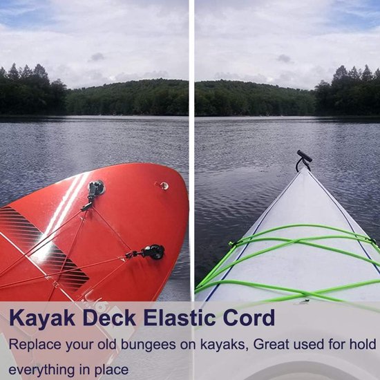Elastisch Koord - Bungee Touw - Bevestigen en Zekeren - Marine Grade Kwaliteit - 1/4" x 25' - Paars — afbeelding 5