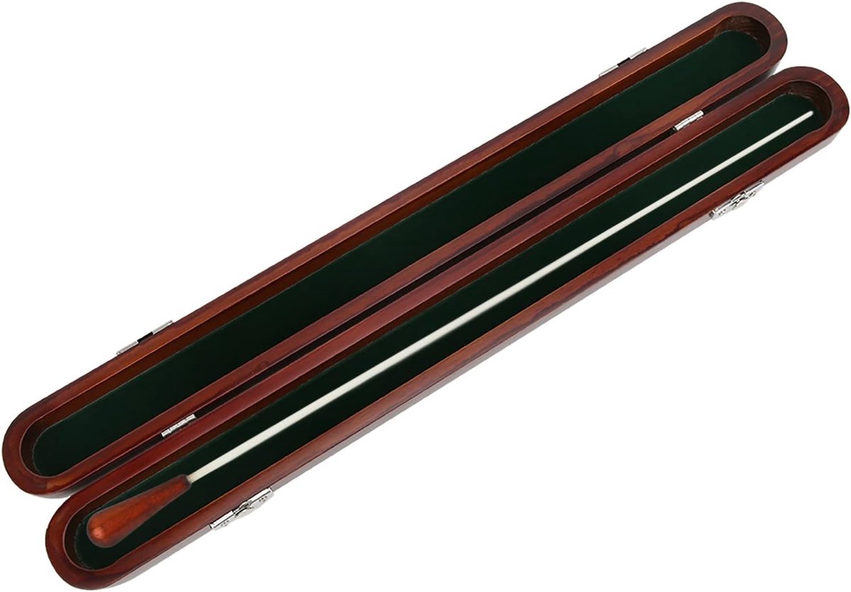 Dirigent Baton Case - Muziekonderdelen Doos - Muziek Opbergen - Corrosiebestendig Duurzaam - 455 cm Lengte - Rood