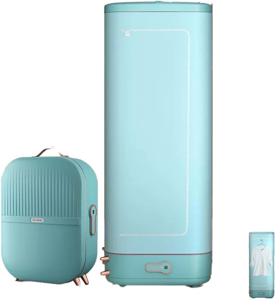 Draagbare Wasdroger Compacte Mini Droger Kleding Snel Drogen Opvouwbaar Ontwerp 48x36x128cm