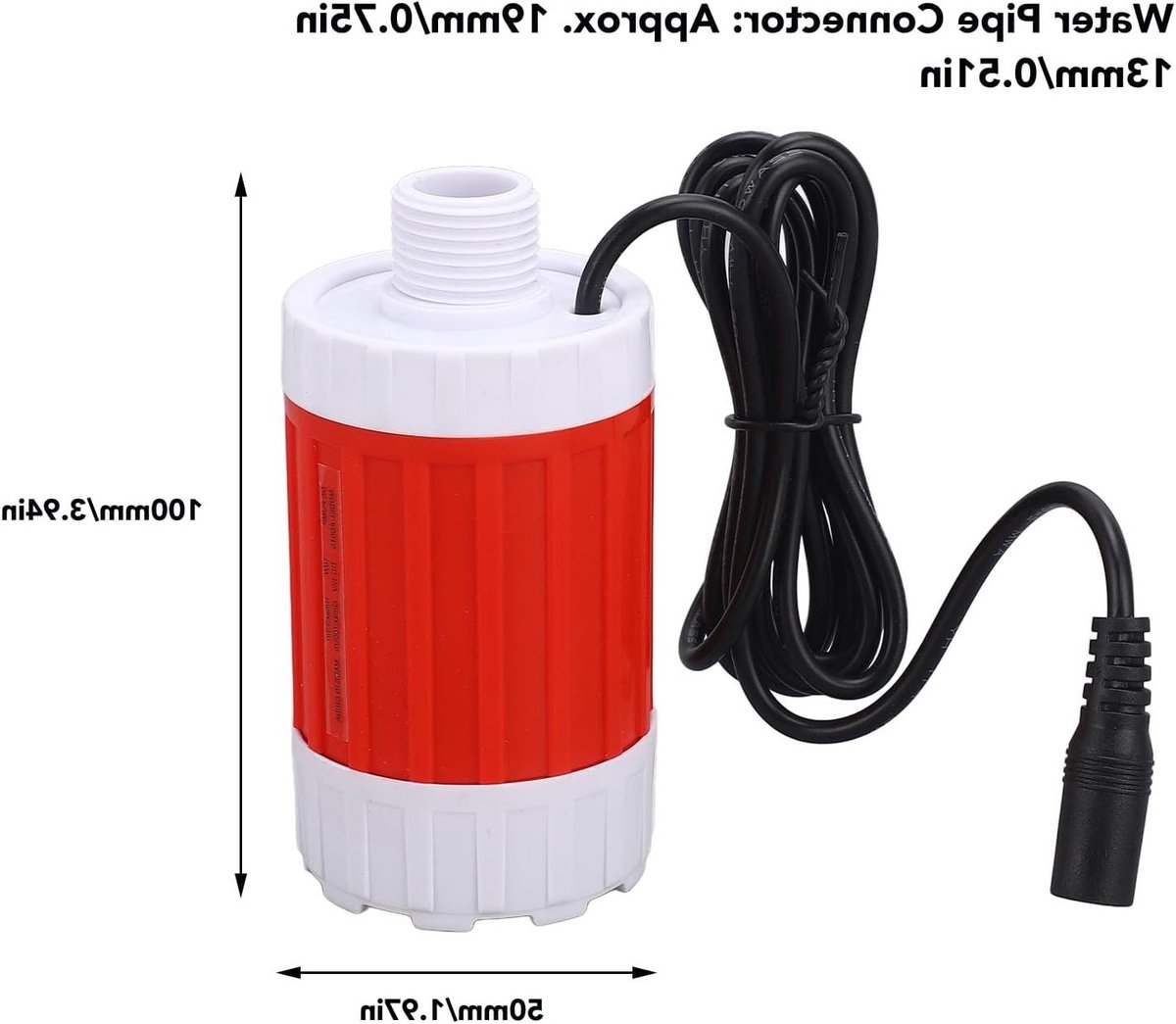 Dailygoody - Mini-dompelpomp - 700L/H Waterpomp - Ultrastille Fonteinpomp - Compacte Afmetingen - Perfect voor Aquaria en Vijvers – foto 2