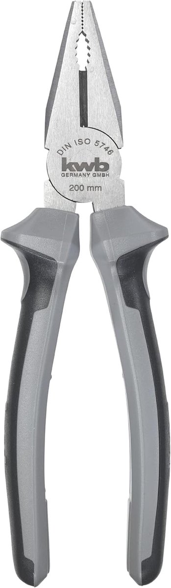 Combinatietang - Multitool tang - Klusgereedschap - Duitse makelij koolstofstaal - 200 mm - Staal