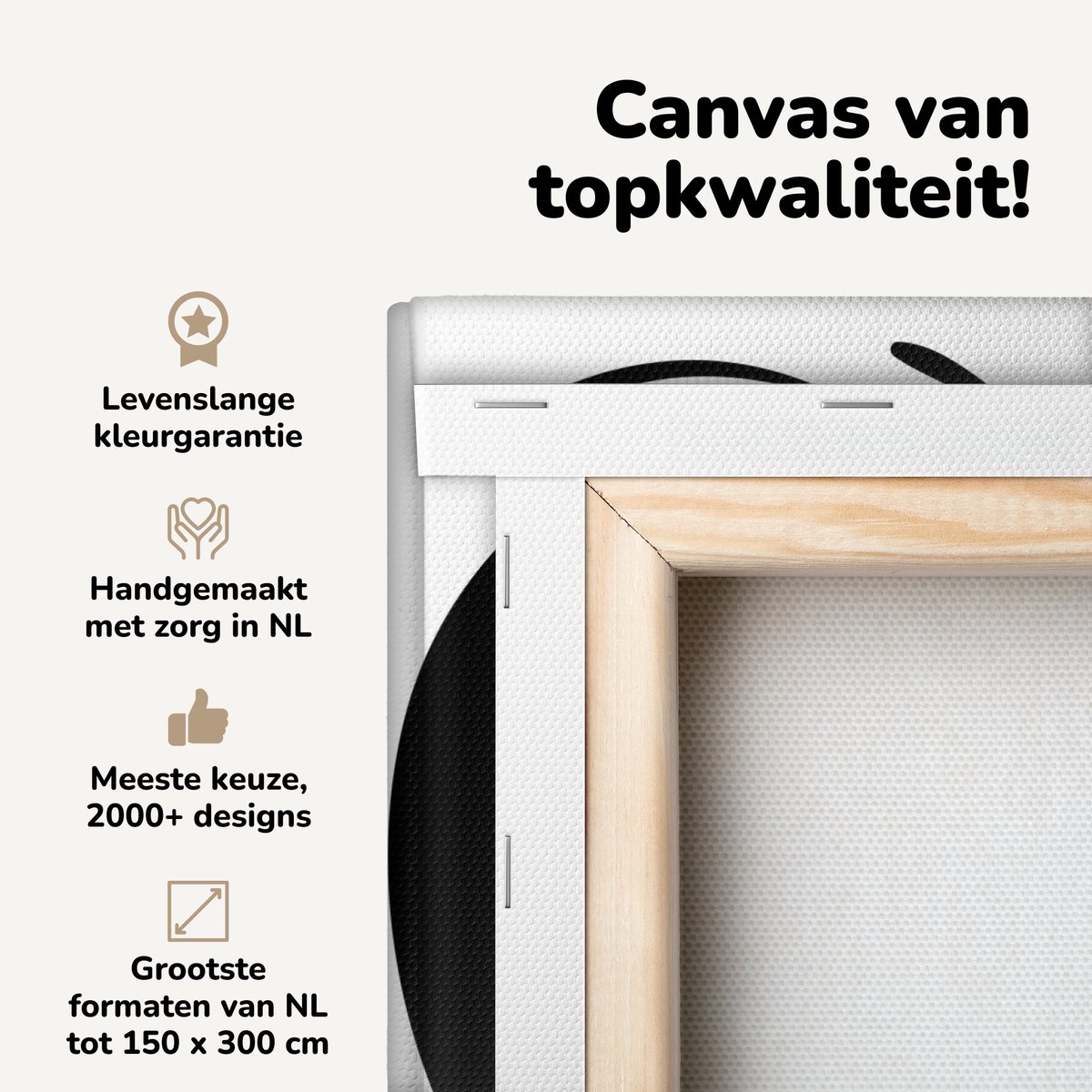 Canvas schilderij 20x20 cm - Wanddecoratie Een illustratie van een witte koekenpan met tek