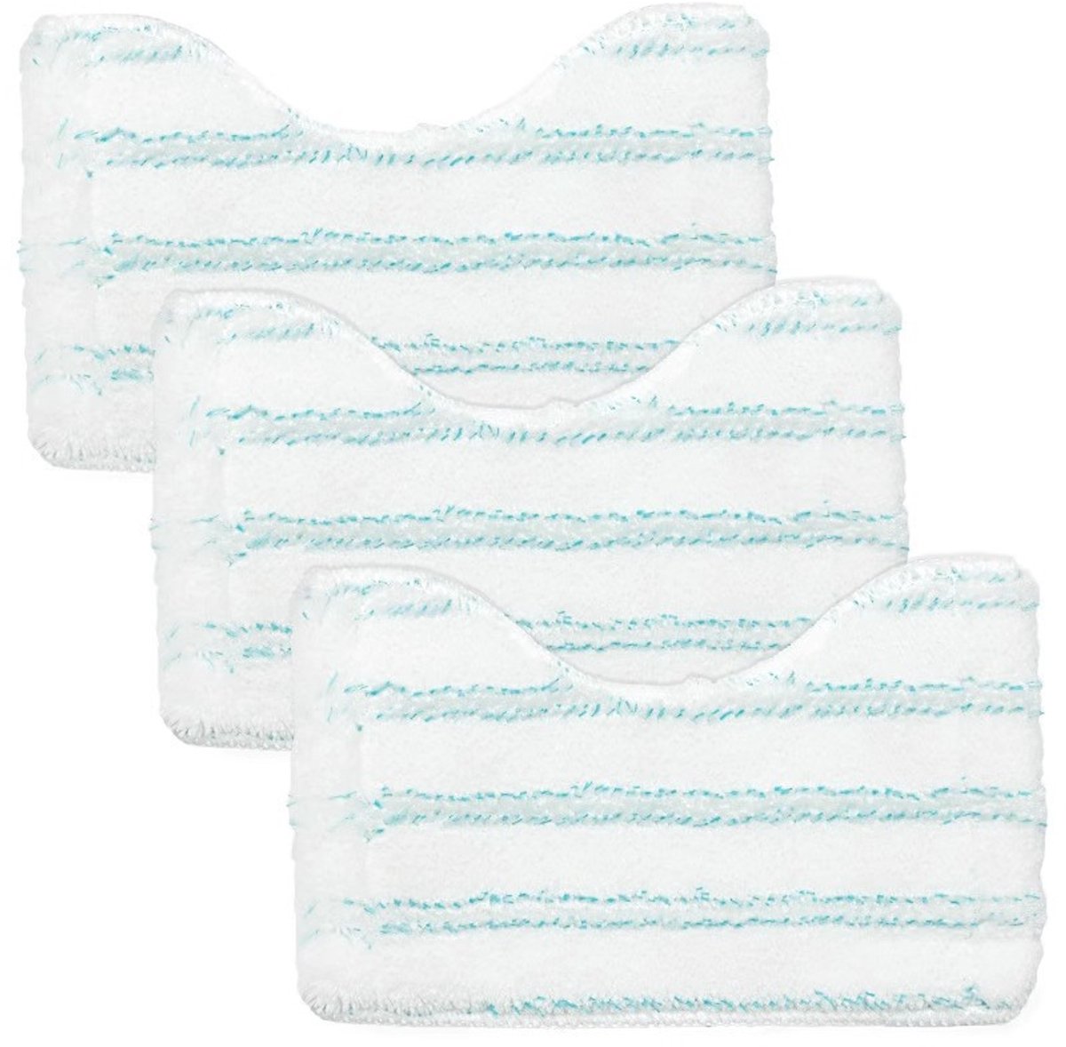 6 stuks dweildoeken - geschikt voor Leifheit -15*20 cm - er zit geen dweil bij - zwabber voor nat en droog - microvezeldoekjes - Turquoise