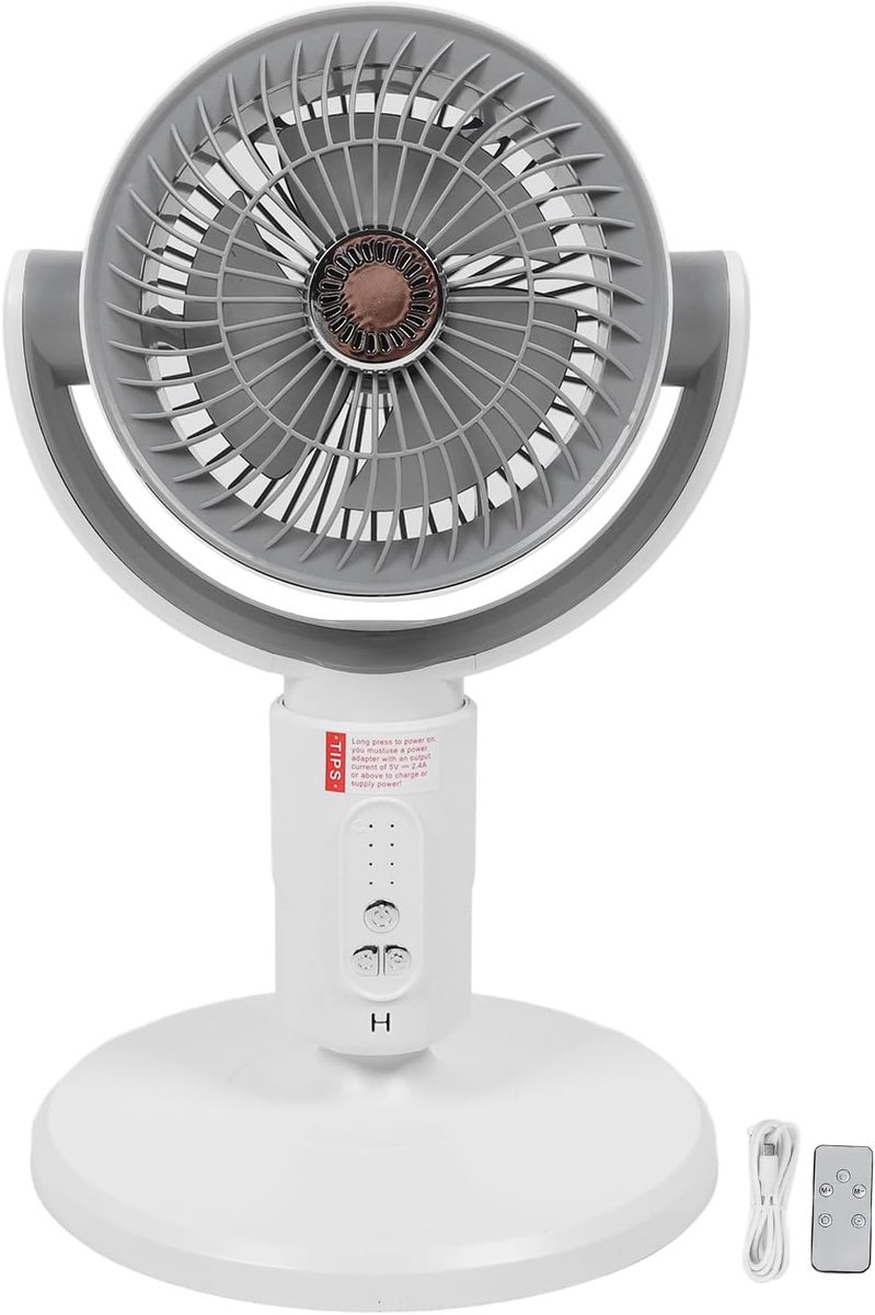 Staande Ventilator - Vloer Ventilator - Kamers Verkoelen - 4 Snelheden Stille Werking - Verstelbare Hoogte