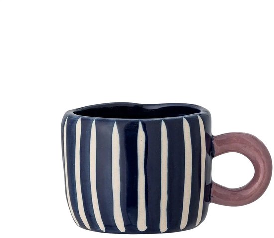 Mok aardewerk blauw Nini