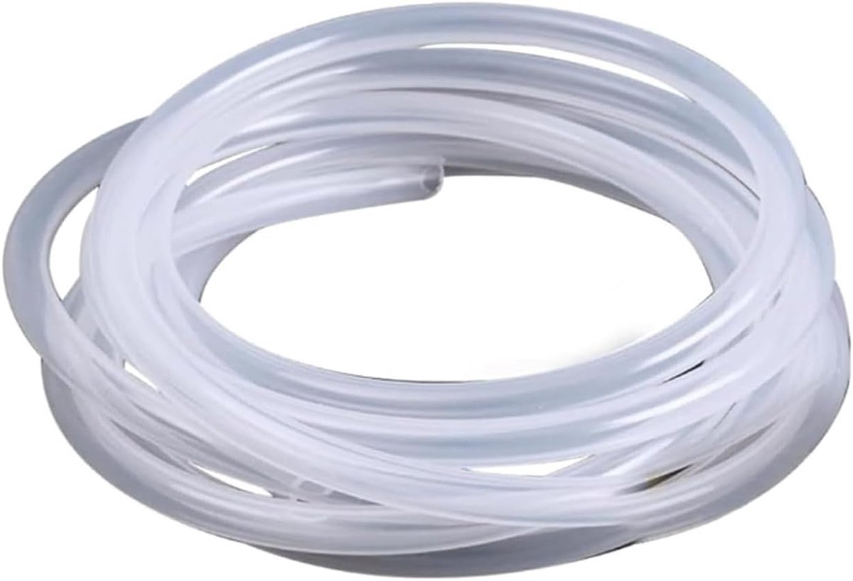 Flexibele Siliconen Slang 6mm ID x 8mm OD, 2m Transparante Voedselveilige Hoses voor Lucht, Olie en Wateroverdracht