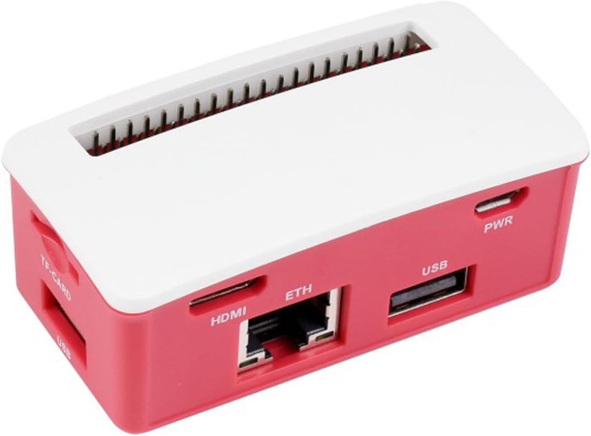 Ethernet USB Hub - Netwerk Uitbreiding - Raspberry Pi - Directe Pogo Pin - Met ABS-behuizing