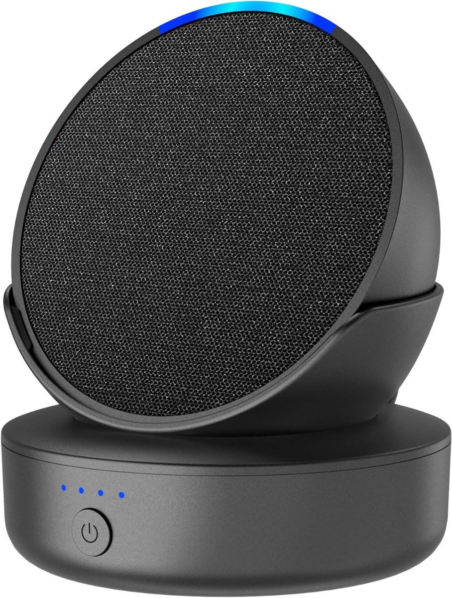 Draagbare Accu Basis - Draagbare Energie - Muziek Overal - Compact Ontwerp - Zwart