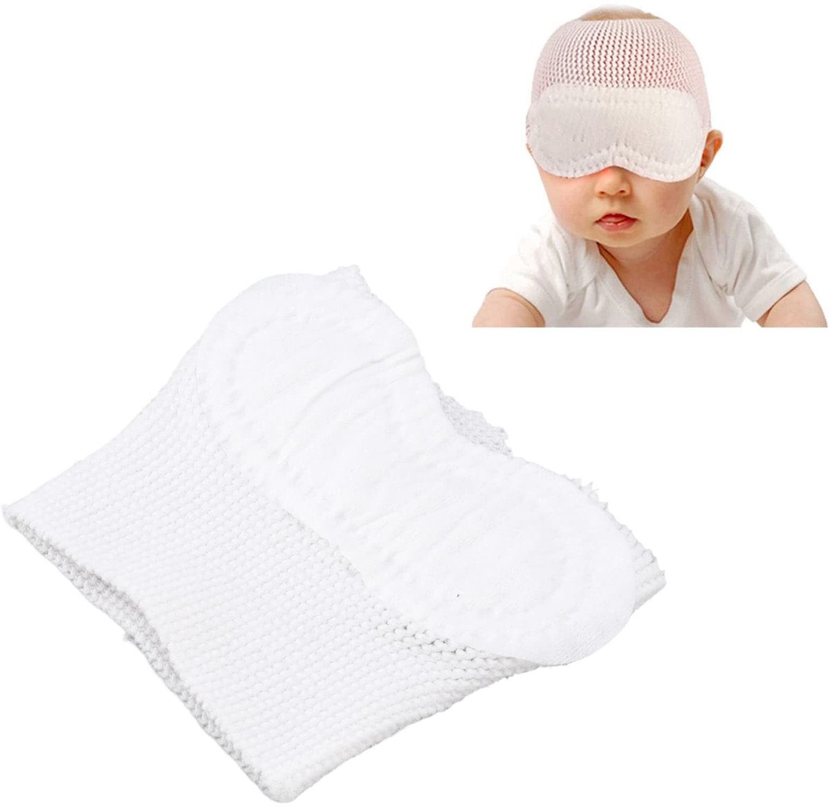 Allecto - Blindfold - Lichtwerende Oogmasker voor Pasgeborenen - Ademend en Ergonomisch