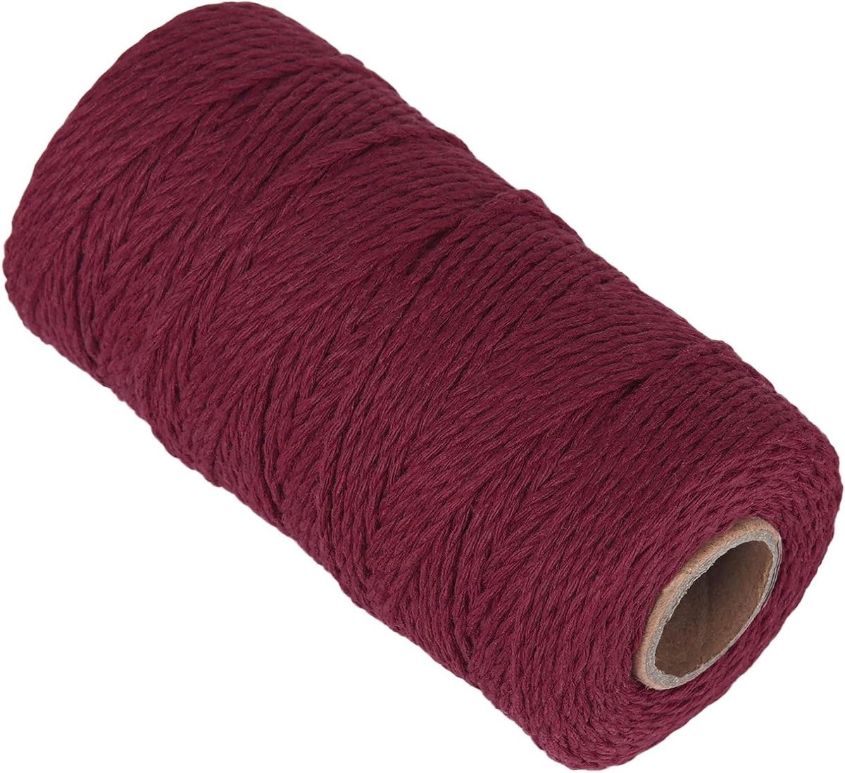 Katoenen Twine - Tuinsnoer Jute - Knutselen en Tuinieren - Biologisch Afbreekbaar - 2 mm Diameter - Rood