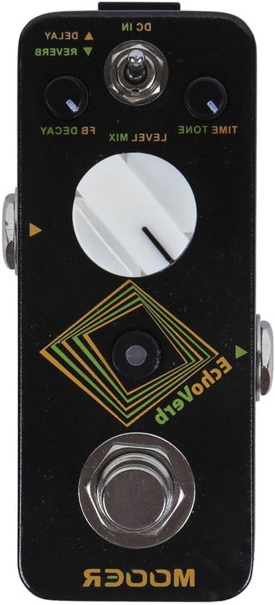 Gitaar Effecten Pedaal - Delay Reverb - Muziek Maken - Dubbele Functie - Asgrijs