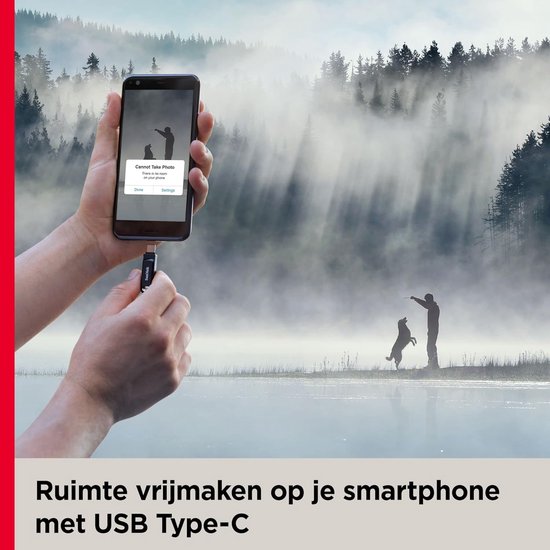 USB Flash Drive - Dual Drive Go - Bestanden Overzetten - Dubbele Connectoren - 512GB - Zwart — afbeelding 5