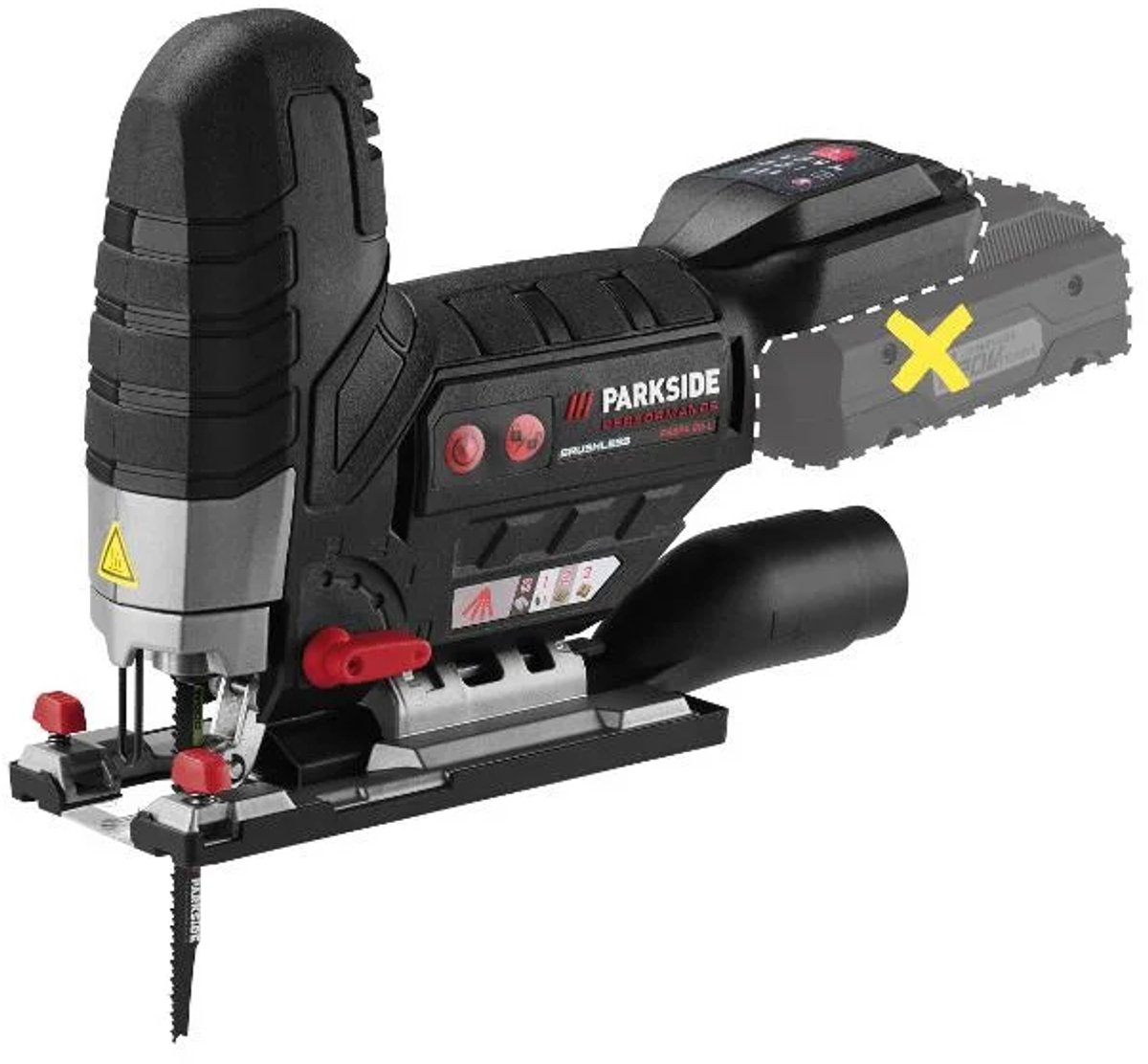 PARKSIDE Performance Accu Decoupeerzaag 20V - Borstelloze motor