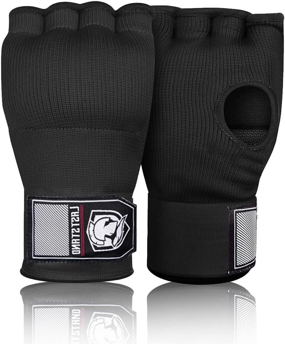 Boksen Wraps - Binnenhandschoenen Handwraps - Vechtsport Training - Versterkte Polssteun - 69cm Polsband - Zwart