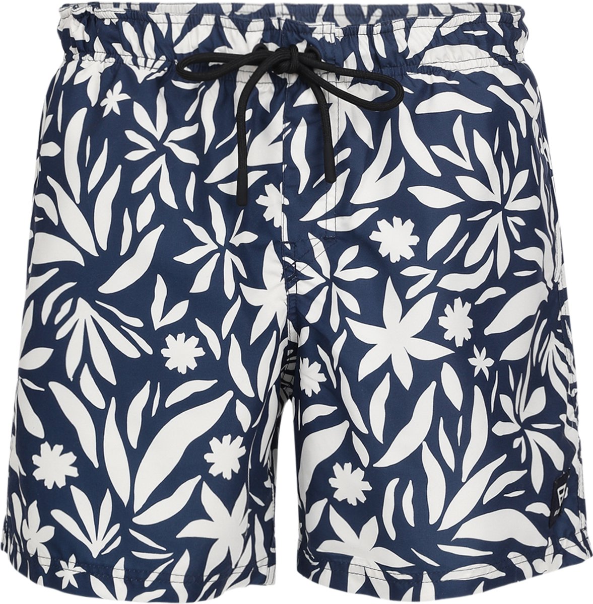 Brunotti Cester-AO Zwembroek Indigo Heren 100% Recycled 4-Way Stretch Sneldrogend L Blauw