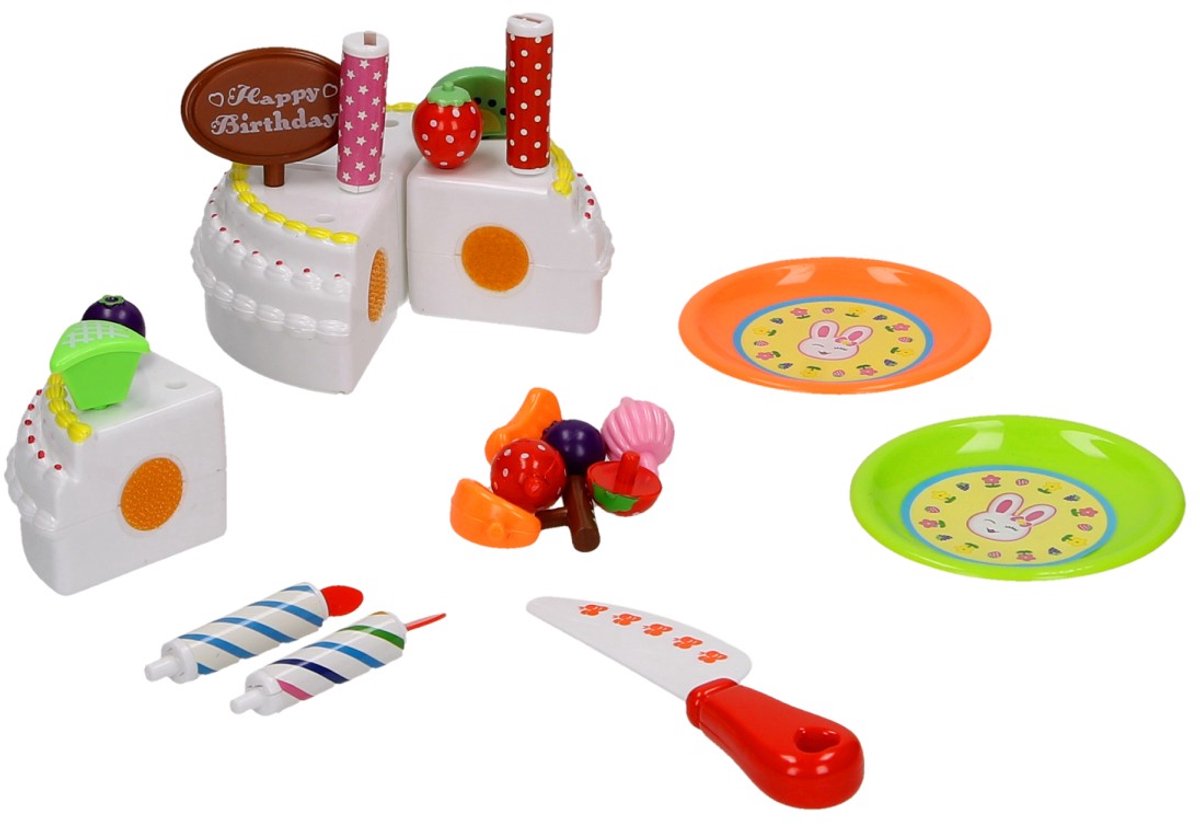Johntoy Home and Kitchen verjaardagstaart - Speelgoedeten en -drinken - In vensterdoos — afbeelding 2