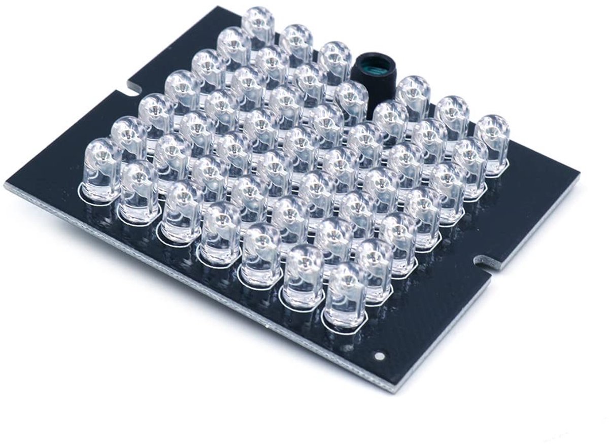 Allecto - 48 LED Infrared Light Board 940nm - IR Illuminator tot 30m voor Camera Modules
