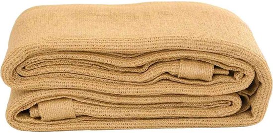 Tenttapijt Buiten - Tentkleed Mat - Kamperen Terras - UV-bestendig Weerbestendig - 250x550 cm - Zandkleurig — afbeelding 5