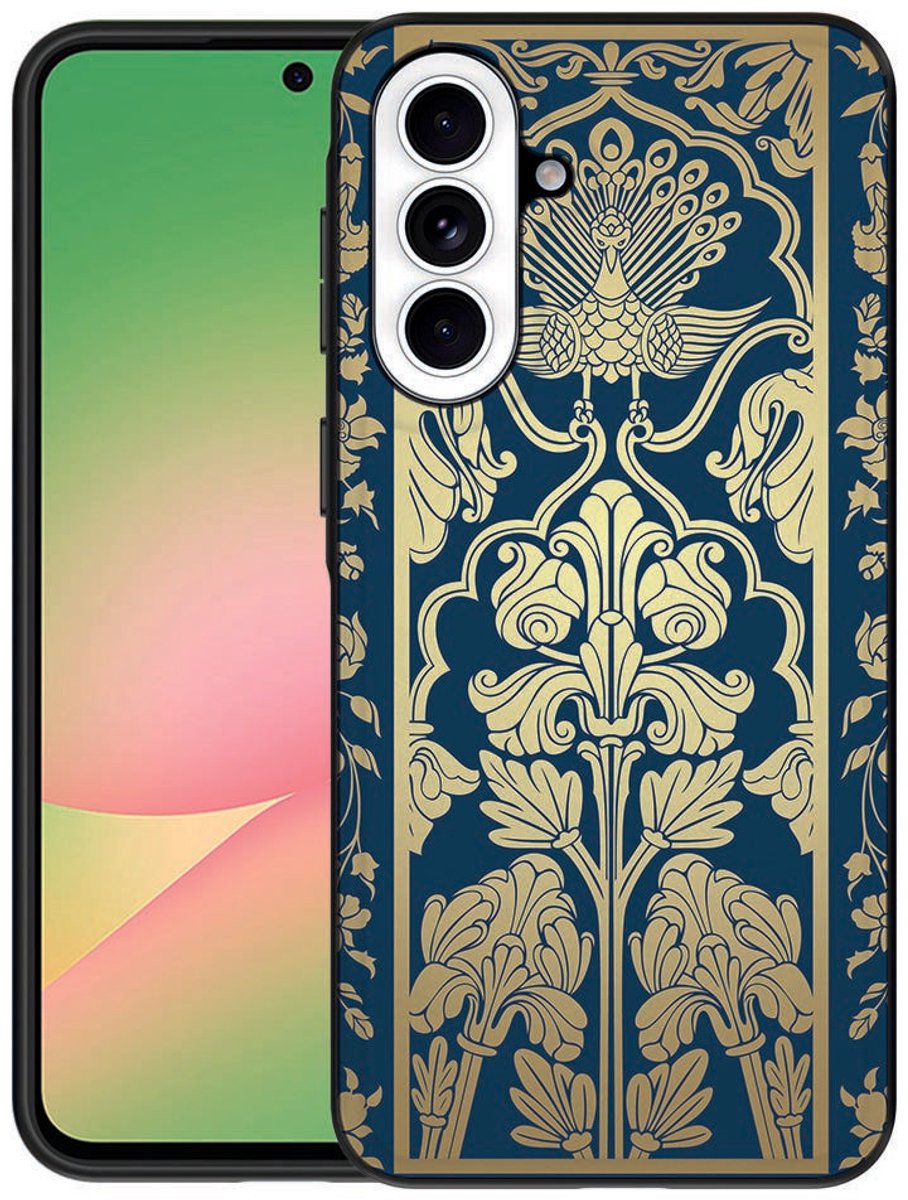 Samsung Galaxy A57 Back Cover Beige Flowers