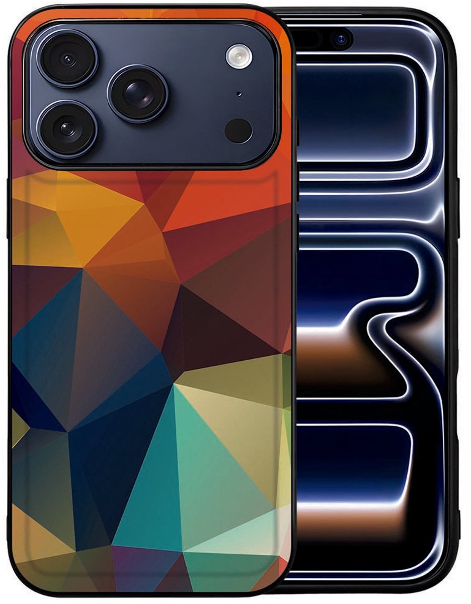 Backcover Hoesje Polygon Color Apple iPhone 17 Pro