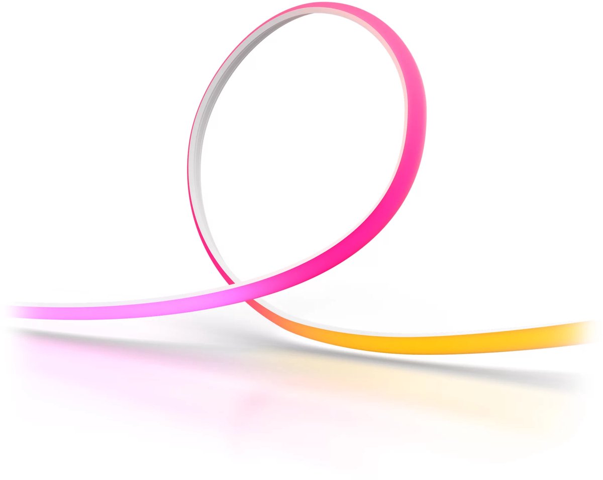 Philips Hue OmniGlow LED strip 3 m, OmniGlow, Gelijkmatig licht en kleurovergangen, Ultrahelder, echt wit licht 2700 lumen — afbeelding 2