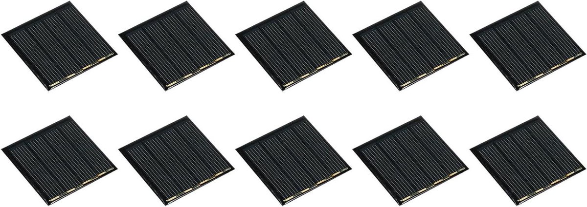 Mini Zonnepanelen - Doe-het-zelf Cellen - Energie Projecten - Poly Kristallijn Silicium - 44x44mm - Blauw
