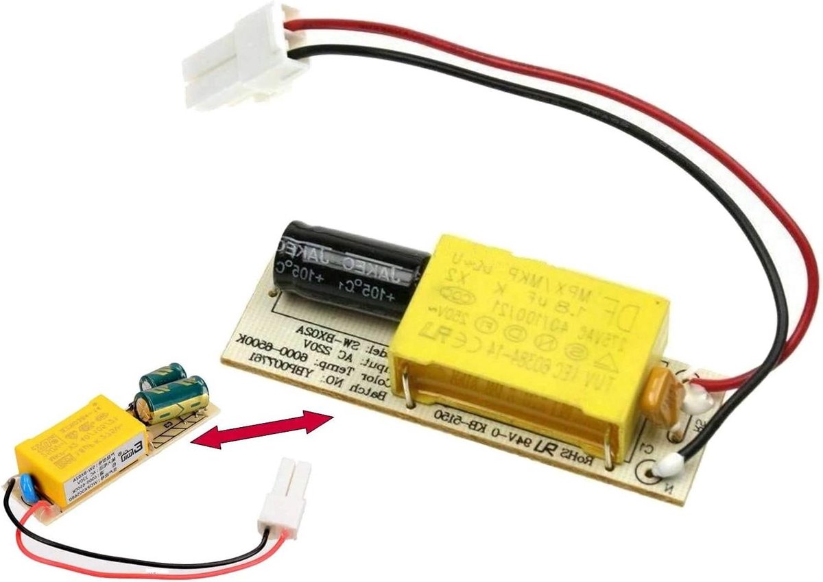 Koelkast PCB - Circuitplaat - Apparaat Reparatie - Origineel Onderdeel - 1 Kubieke Centimeter - Stainless Steel